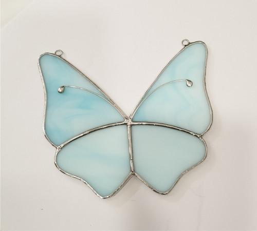 Motýl - modrý pastel — foto 2