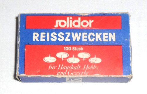 Papírová KRABIČKA • Solidor, Ichtershausen, DDR — foto 2