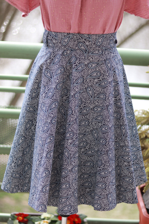 Zavinovací sukně, paisley — foto 3