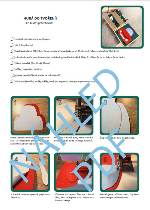Quietbook opravář aut - PDF návod — foto 3
