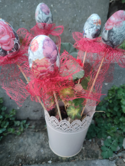 Zápich vejce růže 2 — foto 2