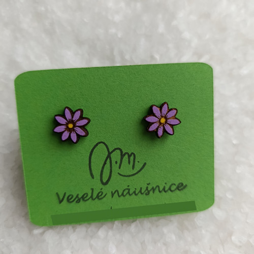 Náušnice č.081 Květ — foto 2