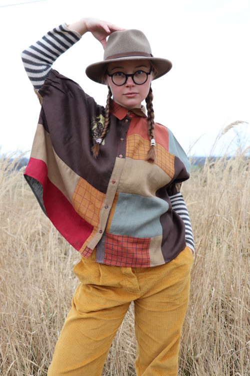Lněná sešívaná oversize — foto 2