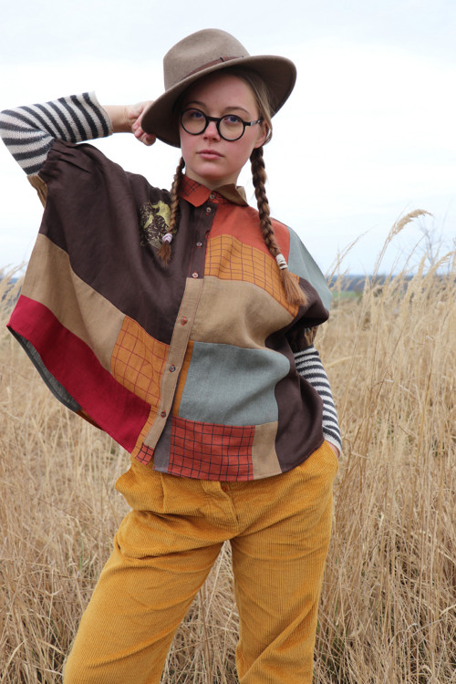 Lněná sešívaná oversize — foto 6