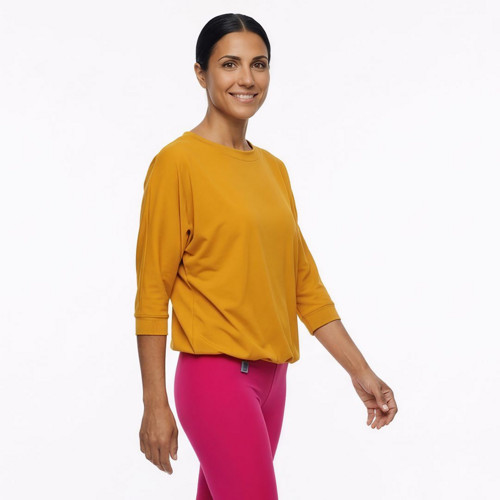 Top oversize CHARLOTTE yellow van gogh — foto 3