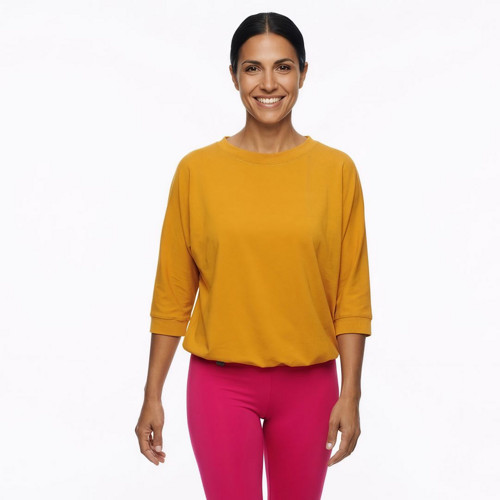Top oversize CHARLOTTE yellow van gogh — foto 4