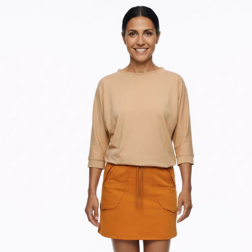 Top oversize CHARLOTTE golden beige — foto 2