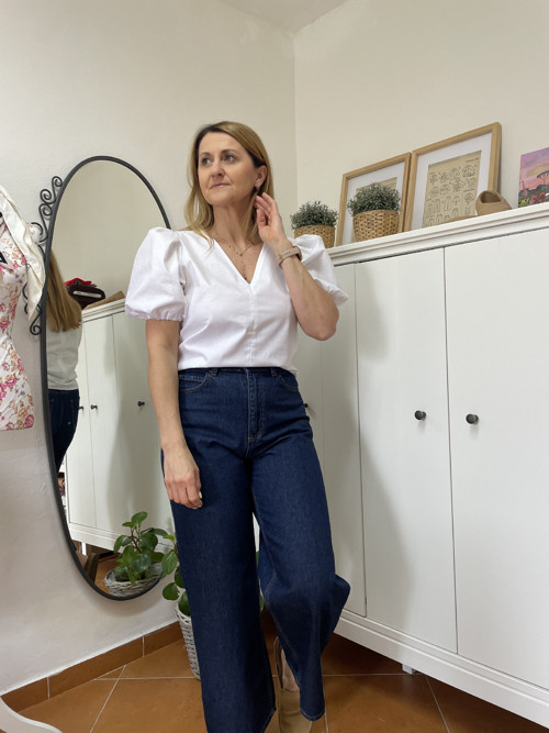 Dámská, bavlněná halenka ELIŠKA. — foto 3