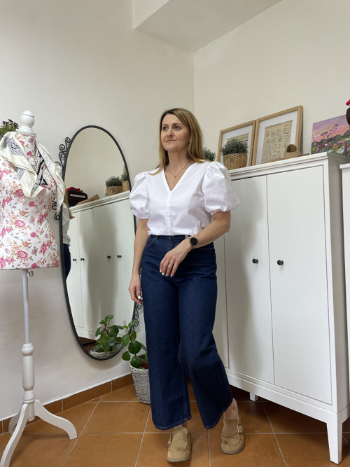 Dámská, bavlněná halenka ELIŠKA. — foto 6