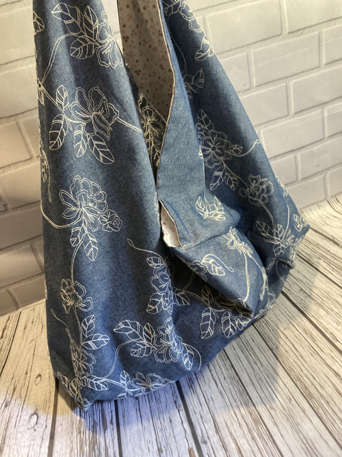 Hobo bag džínová — foto 5