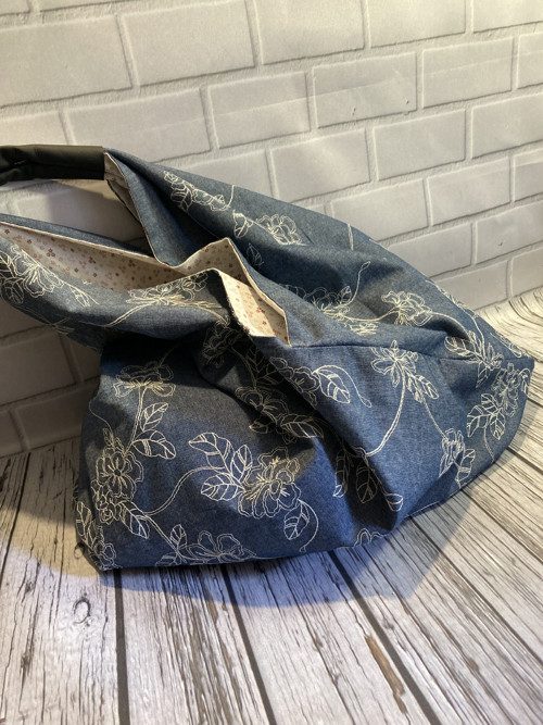 Hobo bag džínová — foto 2