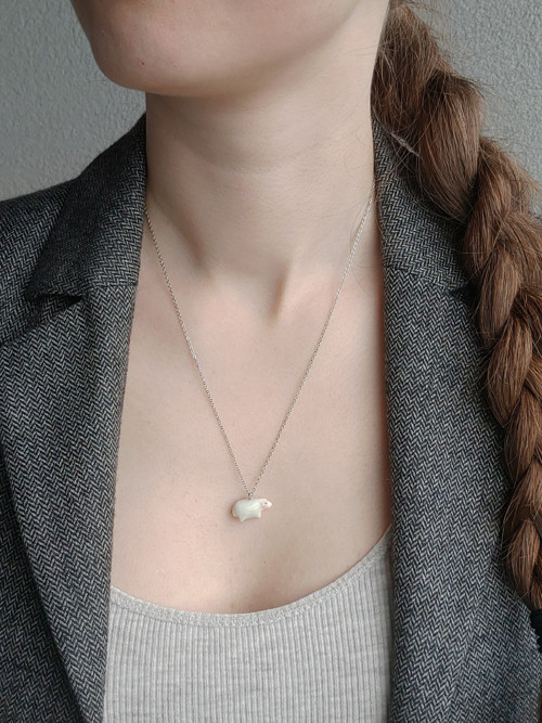 Přívěsek ovečka porcelánová — foto 5