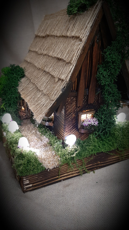 Chaloupka z opáleného dřeva — foto 5