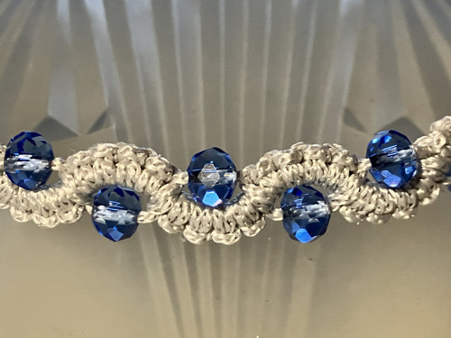 Macramé - drhaný náhrdelník — foto 2