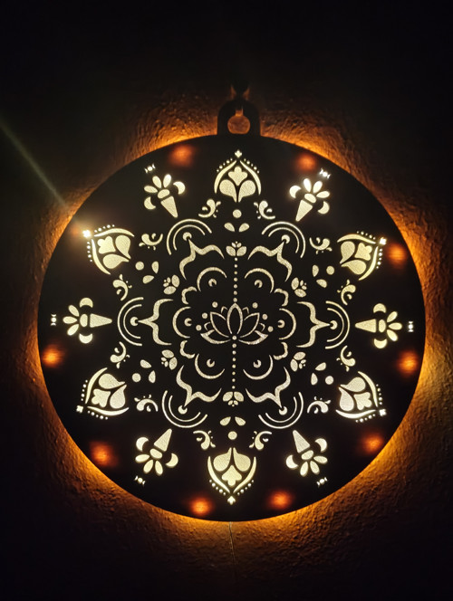 Mandala se symboly Trojné bohyně — foto 5