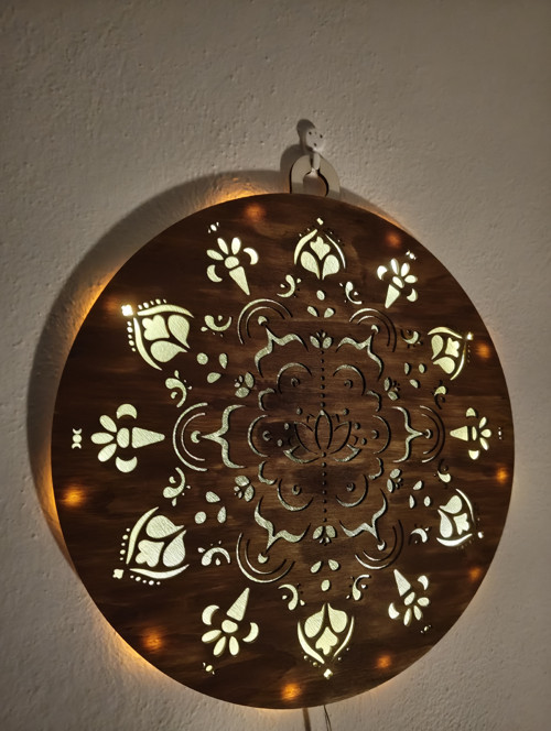 Mandala se symboly Trojné bohyně — foto 4