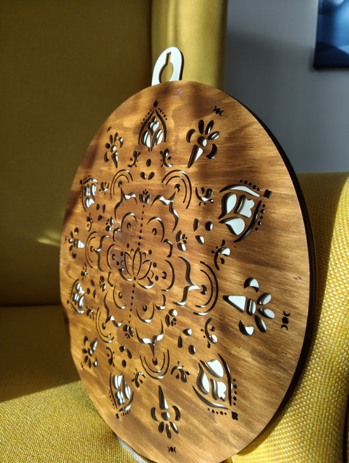 Mandala se symboly Trojné bohyně — foto 2