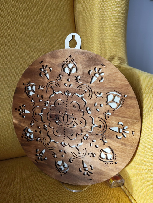 Mandala se symboly Trojné bohyně — foto 3