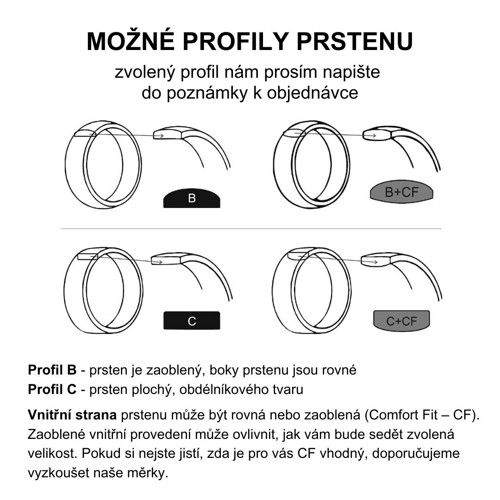 Kovaný titanový snubní prsten - Marro — foto 6