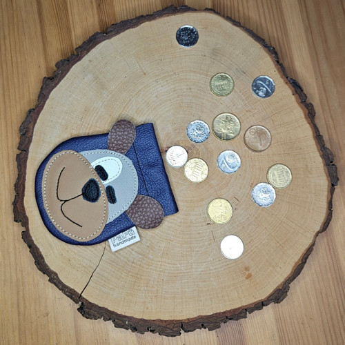 Kožená mincovka Pes — foto 3