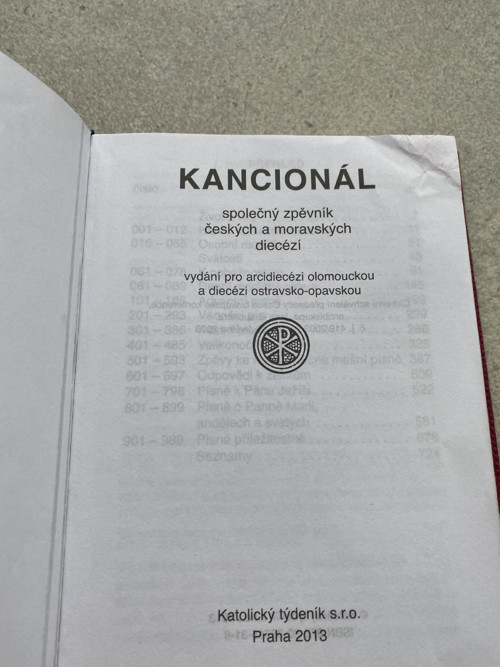 Textilní obal na Kancionál — foto 2