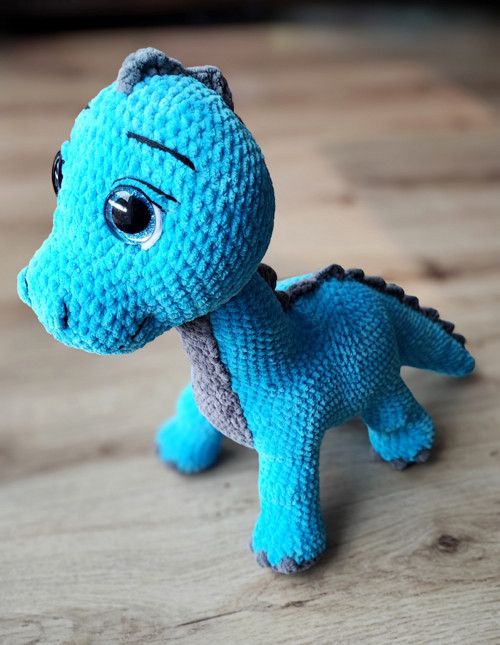 Návod na háčkování - Dinosaurus Timmy — foto 3