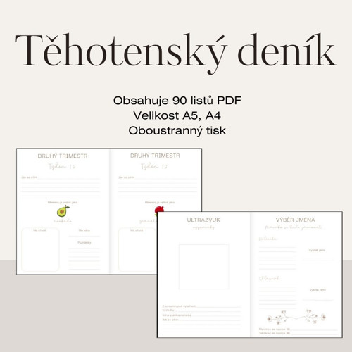 Těhotenský deník PDF — foto 3