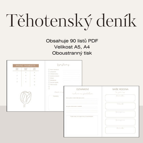Těhotenský deník PDF — foto 2