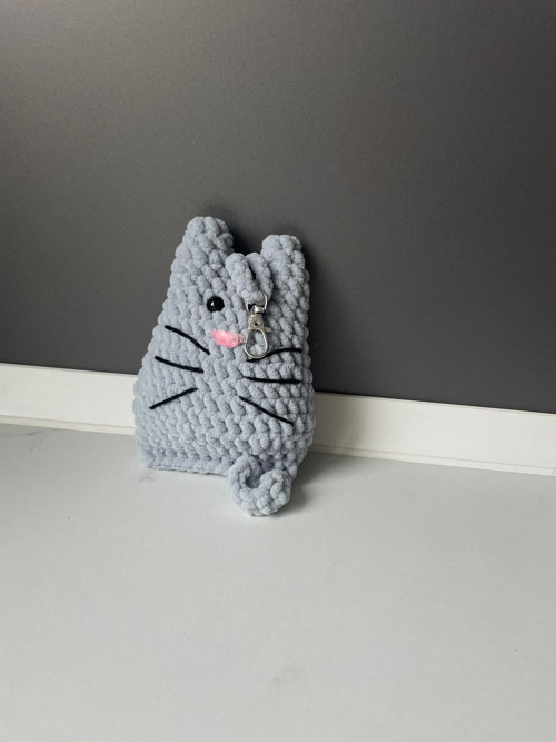Přívěsek šedá kočička — foto 2
