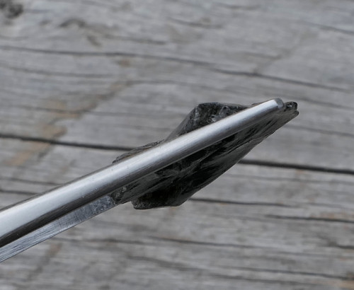 Surový obsidián stříbrný V3518 — foto 2