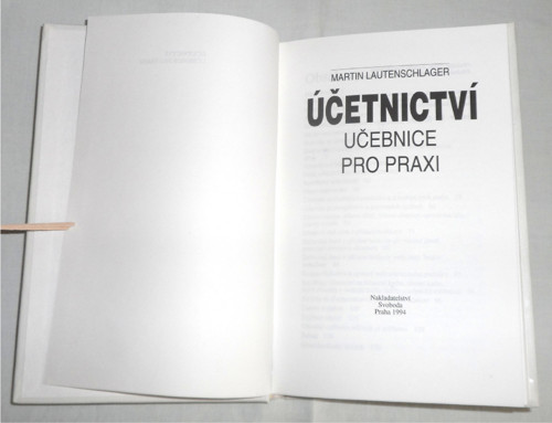 ÚČETNICTVÍ - učebnice pro praxi, 1994 — foto 2