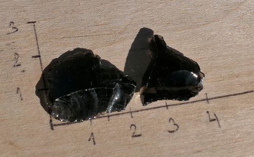 Surový obsidián černý - sada V3526 — foto 2