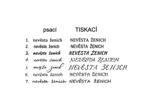 Svatební jmenovka — foto 5