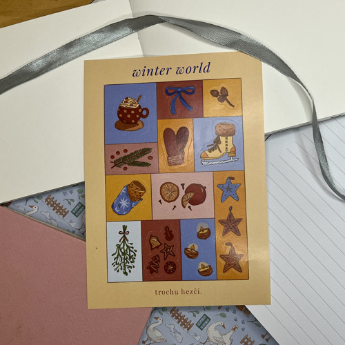 Zimní samolepky Winter world — foto 2
