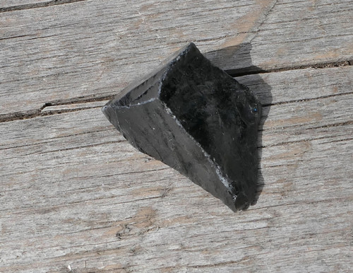 Surový obsidián stříbrný V3550 — foto 5