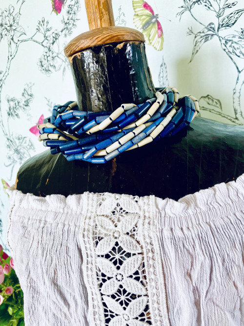 Náhrdelník boho solitér — foto 3