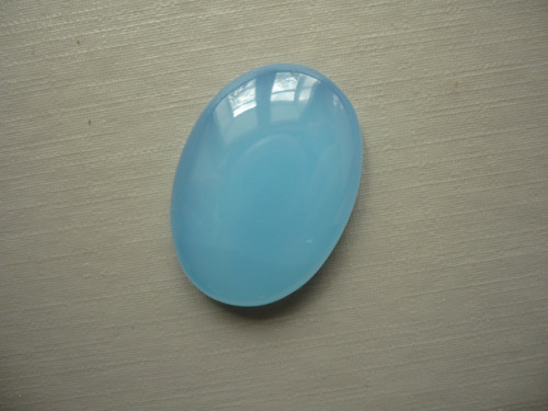 Kabošon - chalcedon aqua 28 mm, č.12 — foto 2