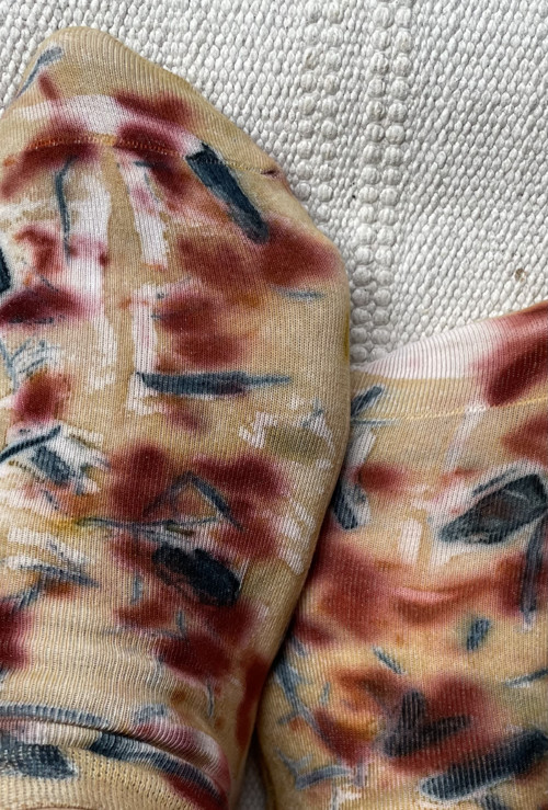 Ponožky ecoprint — foto 3
