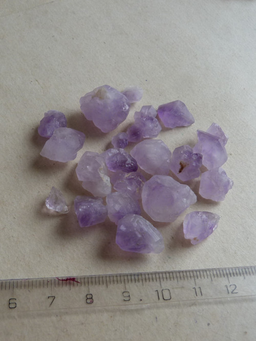 Ametyst krystal - Madagaskar - 21 ks — foto 3