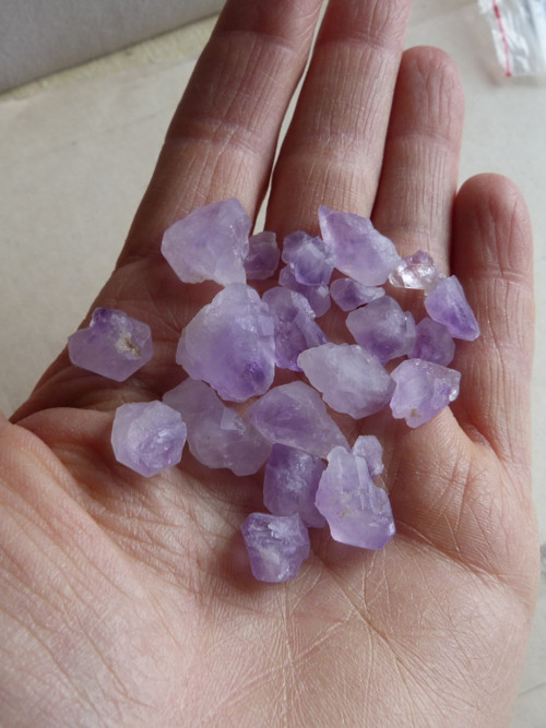 Ametyst krystal - Madagaskar - 21 ks — foto 2