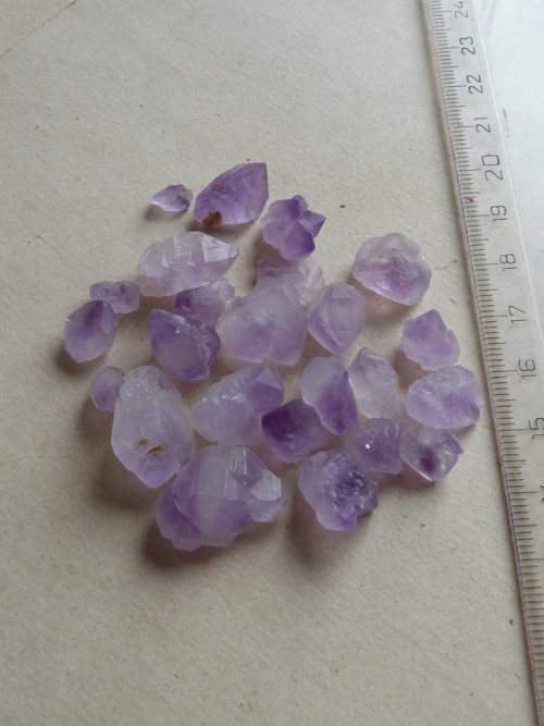 Ametyst krystal - Madagaskar - 24 ks — foto 5
