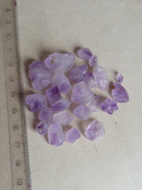 Ametyst krystal - Madagaskar - 24 ks — foto 4