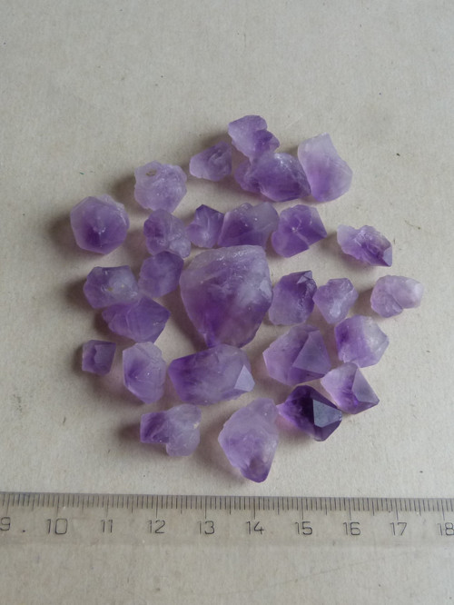 Ametyst krystal - Madagaskar - 27 ks — foto 5