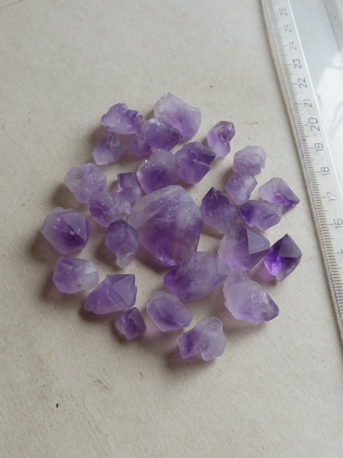 Ametyst krystal - Madagaskar - 27 ks — foto 4