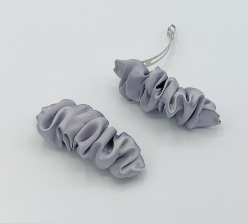 Spona do vlasů scrunchie silver — foto 2