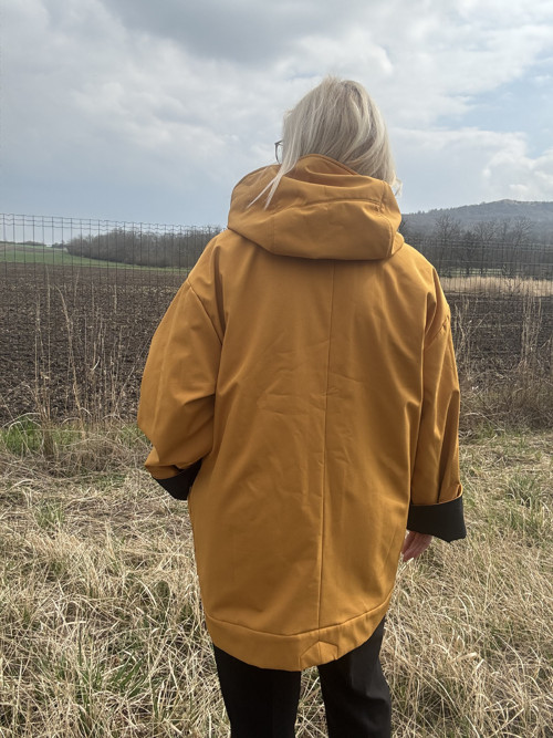 Kabát softshellový žlutý — foto 6