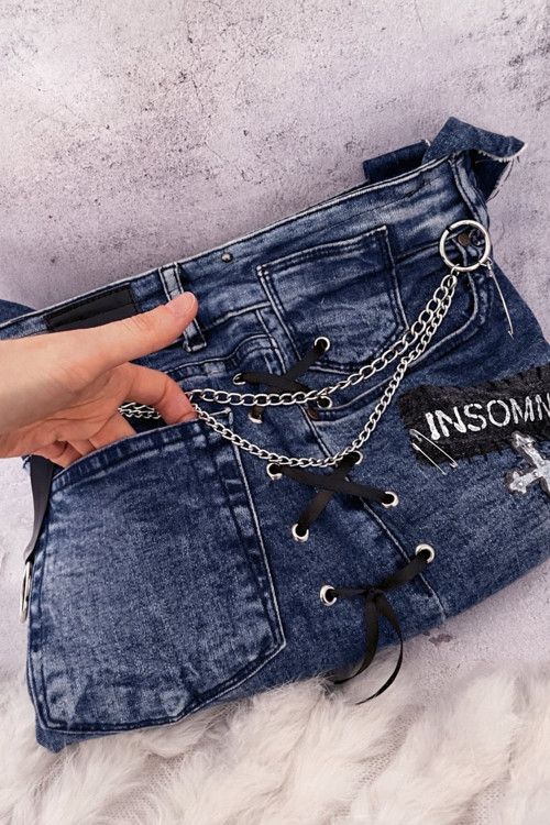 Upcycled Alternative Denim taška Insomnia — foto 5