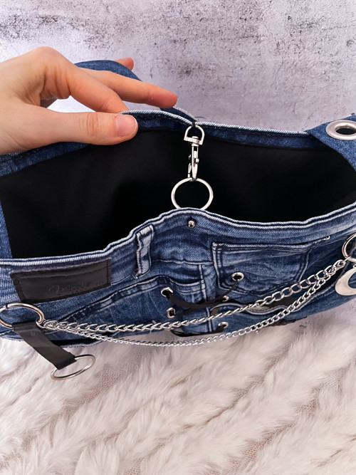 Upcycled Alternative Denim taška Insomnia — foto 3