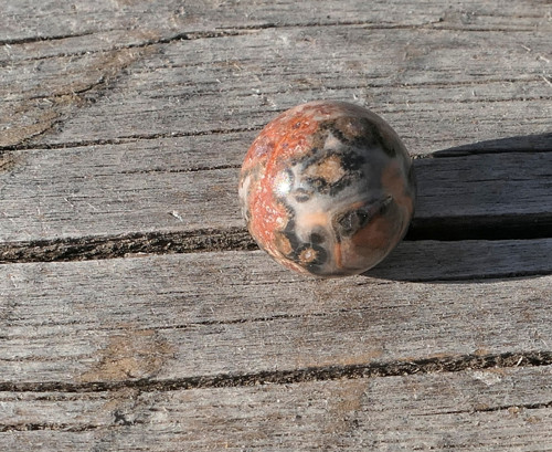 Kulička - jaspis leopardí 10,2 mm V3621 — foto 2