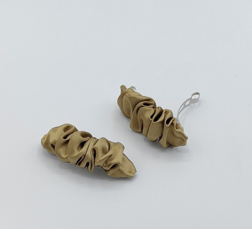 Spona do vlasů scrunchie camel 8 cm — foto 2